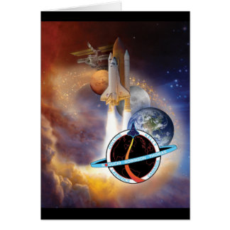 NASA STS-114 skickar beskickningrosteren 2005 Hälsningskort