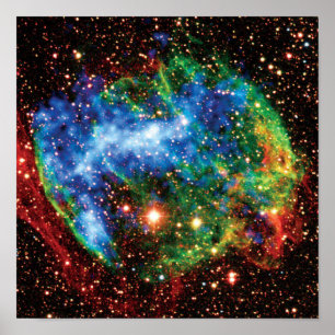 NASA Supernova-rest W49B Gamma Strålning Bild Poster
