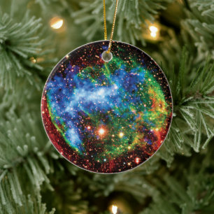 NASA Supernovarest W49B Gamma Strålning Foto Julgransprydnad Keramik