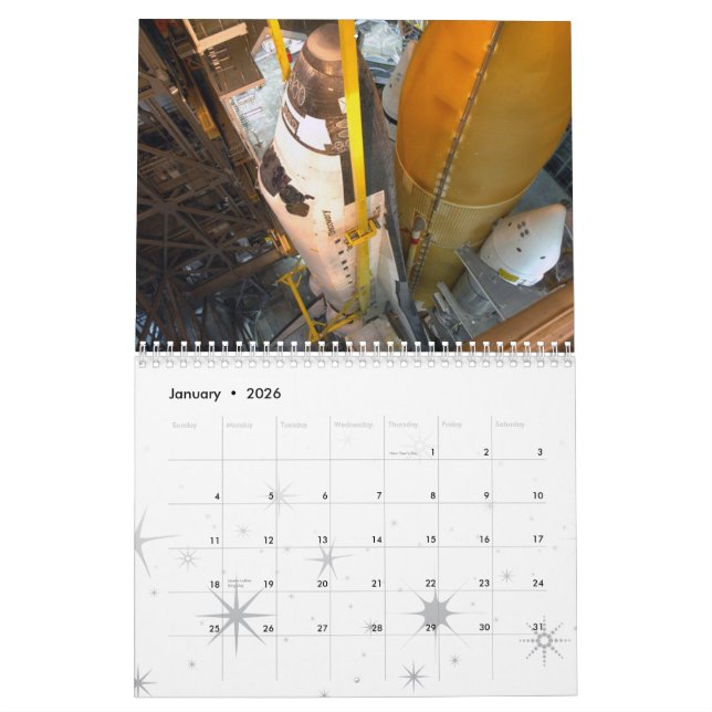 Nasa-Tributekalender Kalender (Jan 2026)