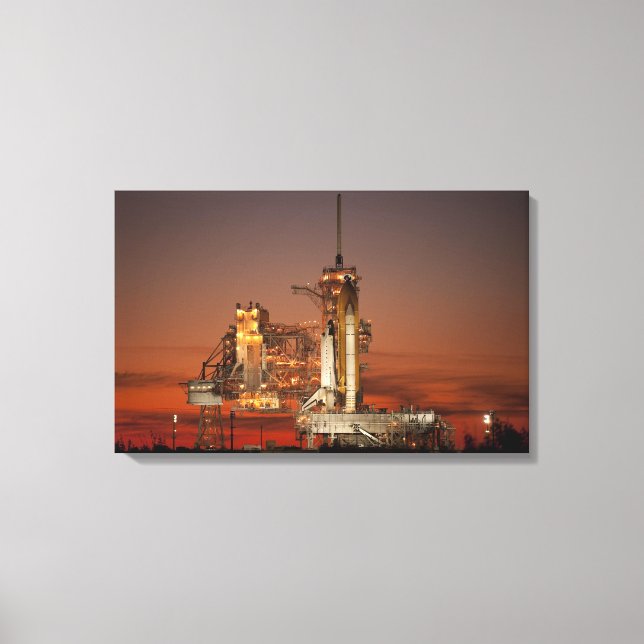 NASA - uppskjutning av Atlantis Space Shuttle Canvastryck (Framsida)