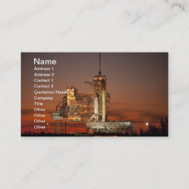 NASA - uppskjutning av Atlantis Space Shuttle Visitkort