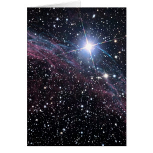 NASA Veil nebula Hälsningskort