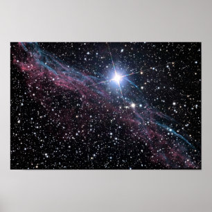 NASA Veil nebula Poster