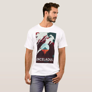 Nasa-visioner av den framtida Enceladusen T-shirt