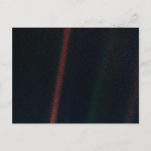NASA Voyager 1 Earth Blek Blue Vykort