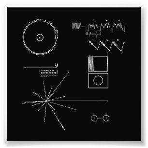 NASA Voyager Golden Record Fototryck