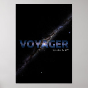 NASA Voyager - poster