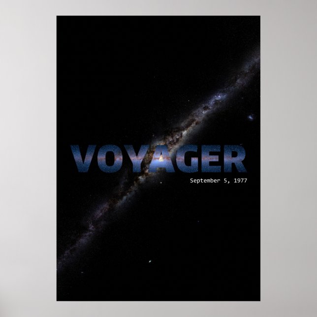 NASA Voyager - poster (Framsidan)