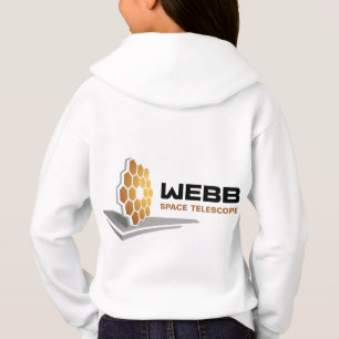 NASA Webb Space Telescope Rocket White Kids" T Shirt