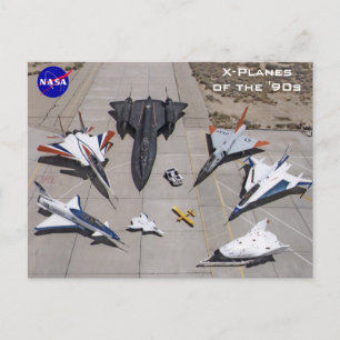 NASA X-Flygplan på 1990-talets vykort