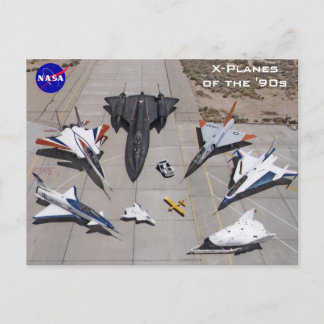 NASA X-Flygplan på 1990-talets vykort