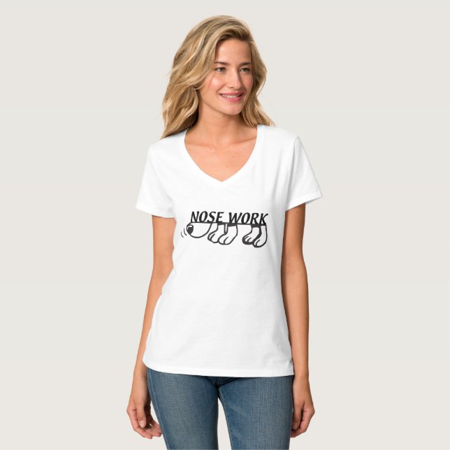 Näsarbetst-skjorta Tee Shirt (Hel framsida)