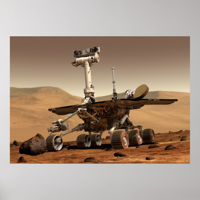 NASA's Mars Rover 'Spirit' Poster (Framsidan)
