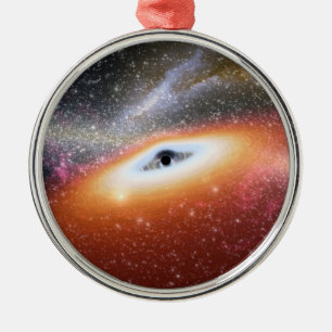 NASAs massivt svart hål Julgransprydnad Metall