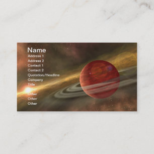 NASAs planet och dvärg- planet Visitkort