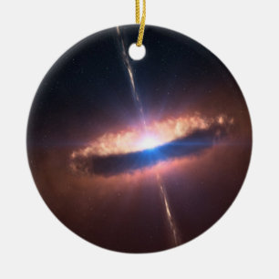 NASAs SIG10-012 DiskGalaxy Julgransprydnad Keramik