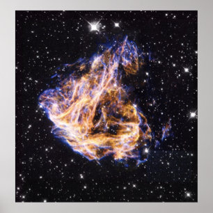 NASAs Supernovakvarleva i utrymmefoto Poster