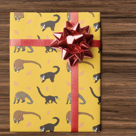 Näsbjörnspresentpapper Presentpapper