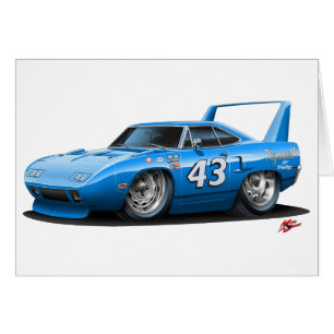 Nascar 1970 småaktiga Superbird Hälsningskort