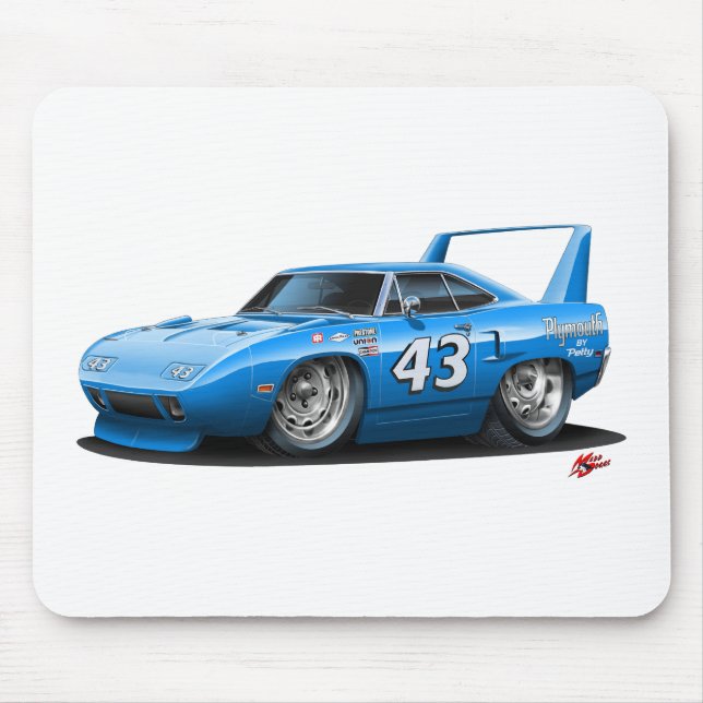 Nascar 1970 småaktiga Superbird Musmatta (Framsidan)