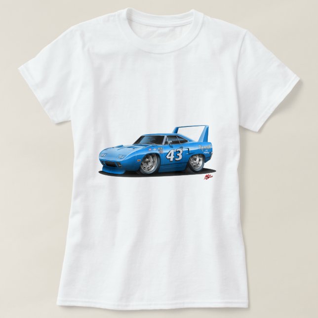 Nascar 1970 småaktiga Superbird Tee (Design framsida)