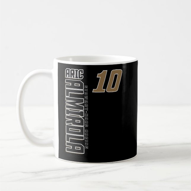 NASCAR - Aric Almirola - Oil can Kaffemugg (Vänster)