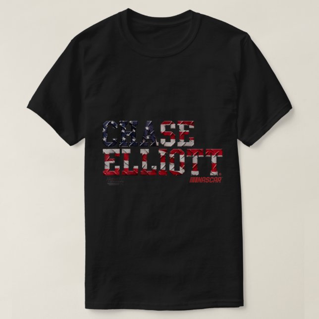 NASCAR - Chase Elliott - Americana T-Shirt (Design framsida)