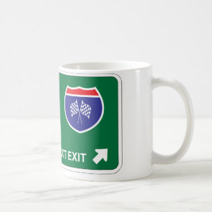 NASCAR därefter går ut Kaffemugg