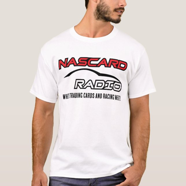 NASCARD RADIO Fast Lane T-Shirt - White (Framsida)