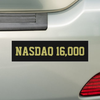 NASDAQ 16000 Börsfirande Bildekal