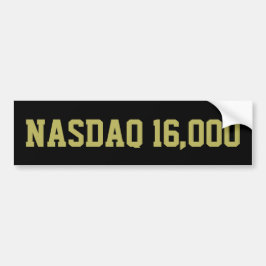 NASDAQ 16000 Börsfirande Bildekal