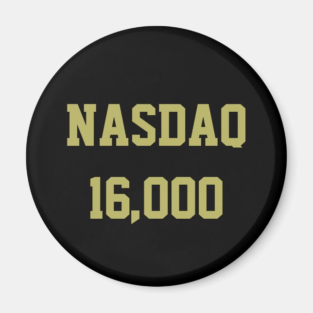 NASDAQ 16000 Firande på Lagrar Magnet (Framsidan)