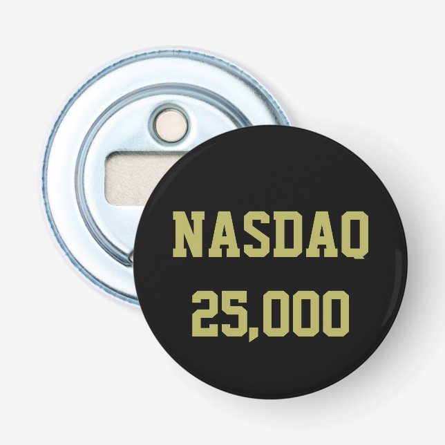 NASDAQ 25000 Börsfirande Flasköppnare (Framsidan)