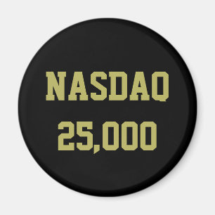 NASDAQ 25000 Börsfirande Magnet
