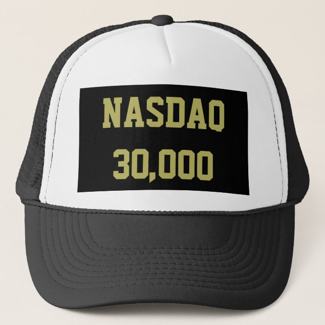 NASDAQ 30000 börsfirande Keps (Framsida)