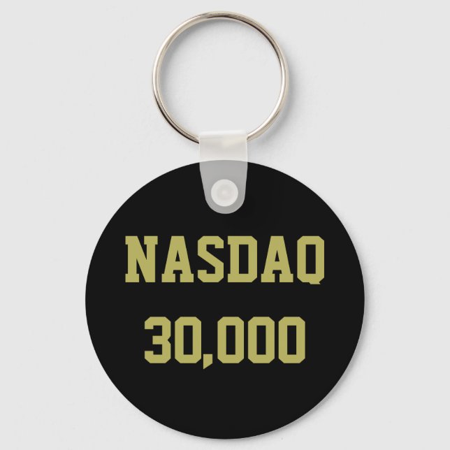 NASDAQ 30000 Börsfirande Nyckelring (Framsida)