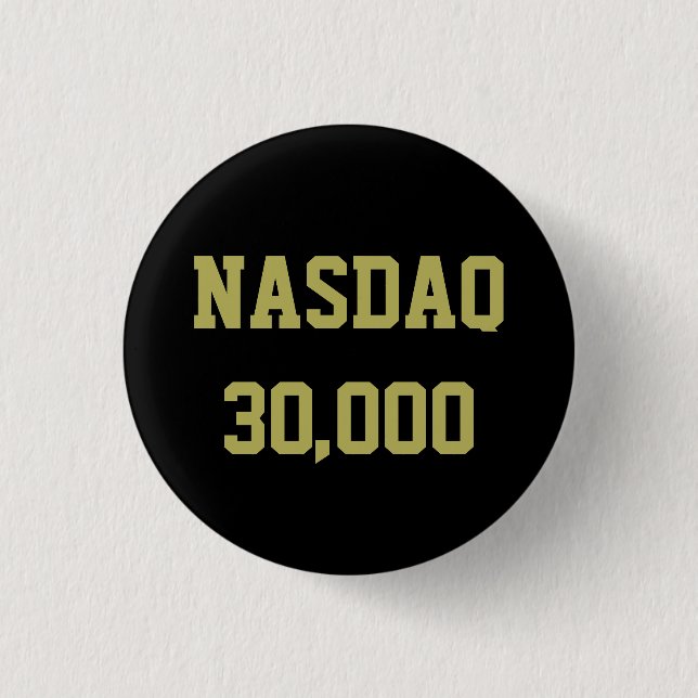 NASDAQ 30000 Stock Market Celebration Knapp (Framsida)