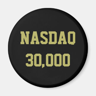 NASDAQ 30000 Stock Market Celebration Magnet