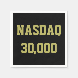 NASDAQ 30000 Stock Market Celebration Pappersservett