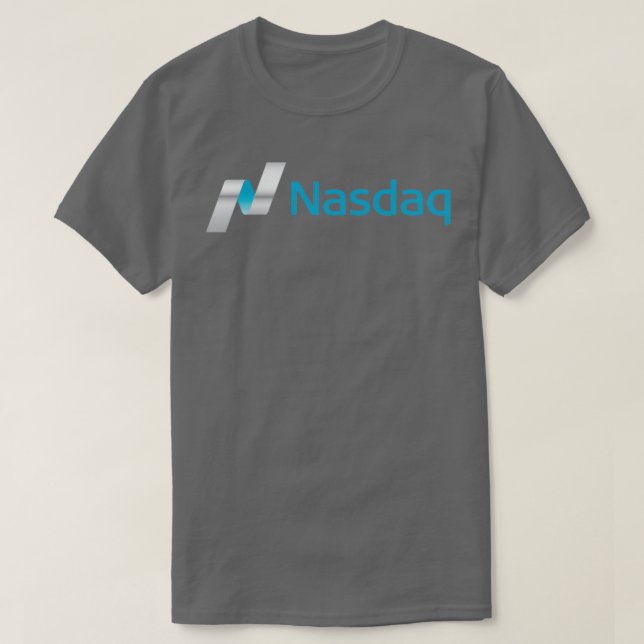 Nasdaq Lagrar Logotyp på börsen T Shirt (Design framsida)