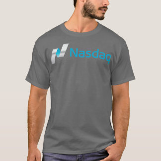 Nasdaq Lagrar Logotyp på börsen T Shirt