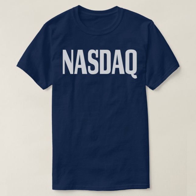 Nasdaq Lagrar marknadshandel T Shirt (Design framsida)