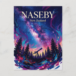 Naseby Nya Zeeland Vykort
