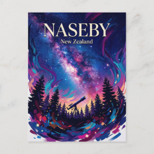 Naseby Nya Zeeland Vykort