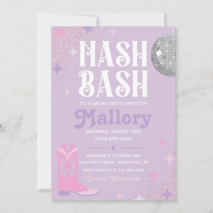 Nash Bash Bachelorette Party Nash Bash Inbjudan