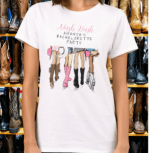 Nash Bash Brudtärna Sängvätning Mode  T Shirt