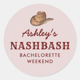 Nash Bash Nashville Systerfest Weekend Runt Klistermärke