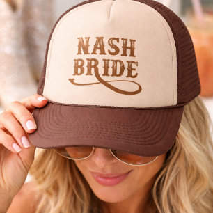 Nash Bride Trucker Hatt Nashville Sängkammaren Keps