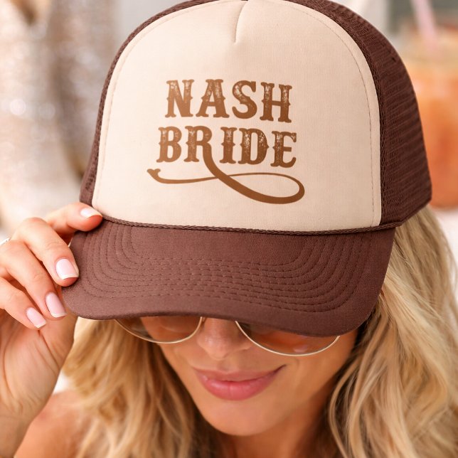 Nash Bride Trucker Hatt | Nashville Sängkammaren Keps (Skapare uppladdad)